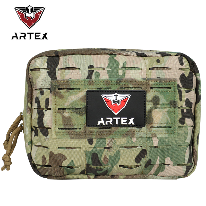 First Aid Bag Kit - 戦術用MOLLE EDCポーチ 救急キット 携帯電話ホルダー ウエストパック 緊急EMTユーティリティツールバッグ