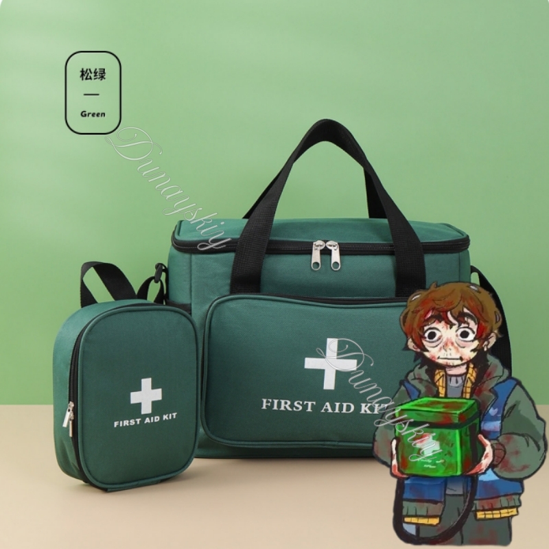 First Aid Bag Kit - 緑色の応急処置キットバッグ、映画「ブライアン」のハンドバッグ＆クロスボディバッグ、ハロウィーンのコスプレ小道具、アクセサリー、REアウトブレイク・ナイトのコスチューム小道具。