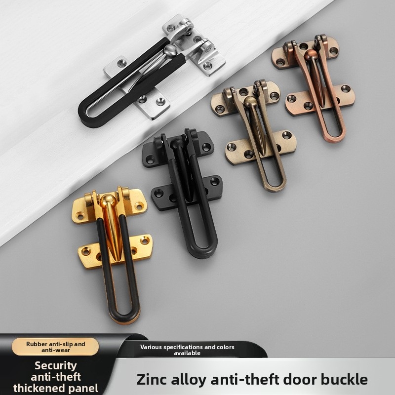 Security Chain Door - 亜鉛合金盗難防止ドアチェーン厚みのあるセキュリティホテルルームドア安全ロックアクセサリー