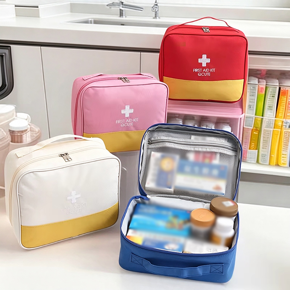 携帯用医療用収納バッグ、家庭用・旅行用救急セット、オックスフ - First Aid Bag Kit のレビューと価格