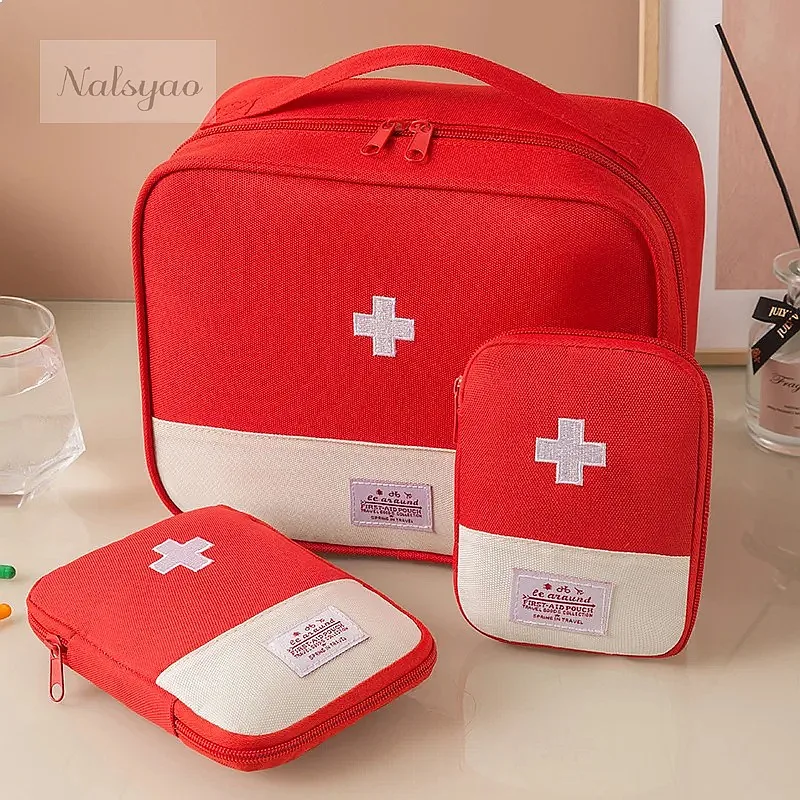 3個入り／セットの携帯用医療用収納バッグ。キャンプや緊急時の - First Aid Bag Kit のレビューと価格