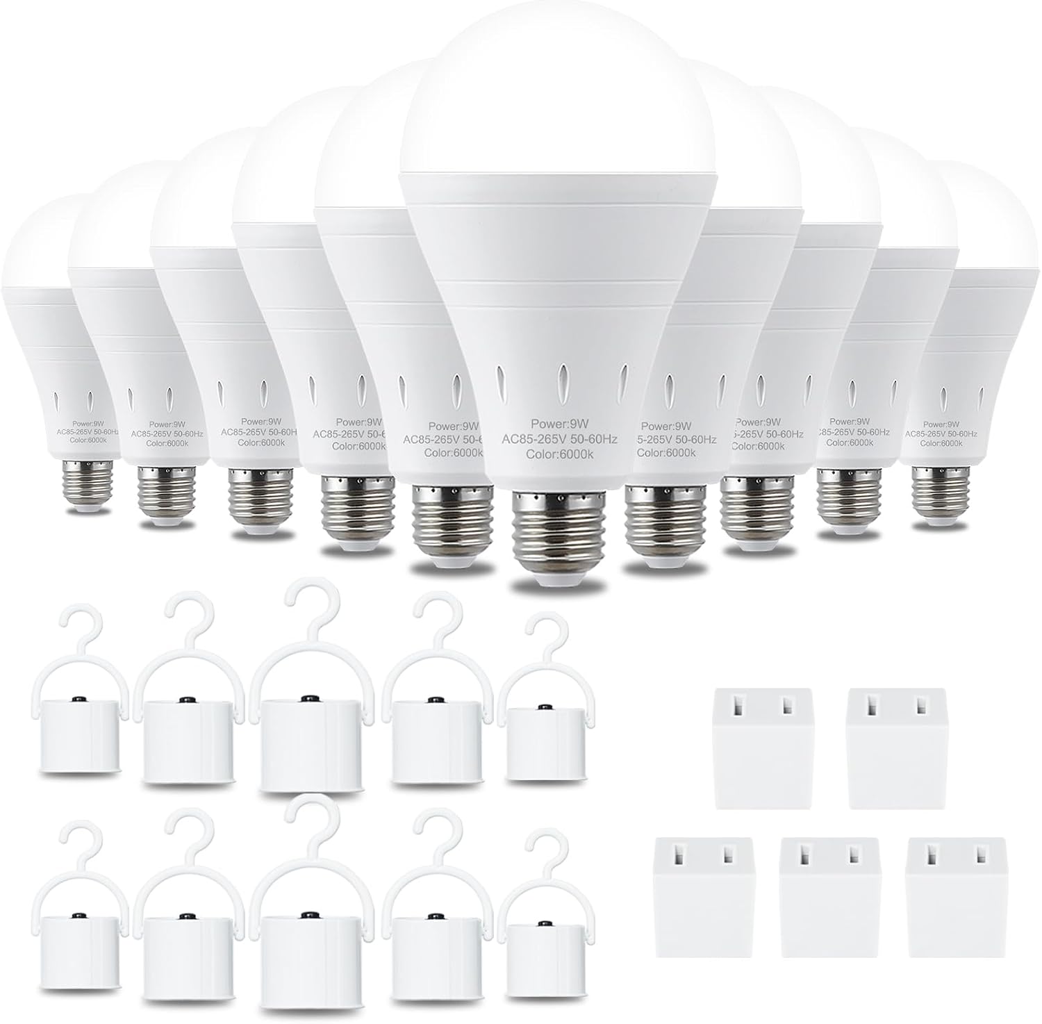 充電式非常用電球 バッテリー駆動 LED 6000K E26 - Power Outage Light のレビューと価格