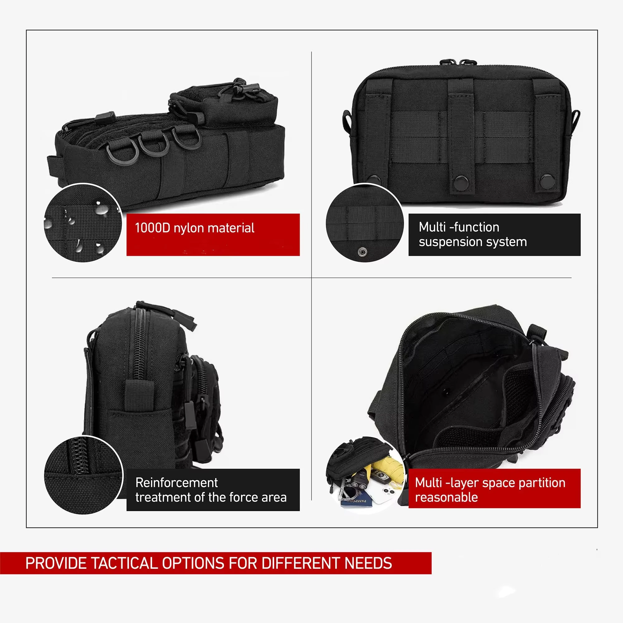 新型モレ対応ウエストバッグ、タクティカル医療用救急ポーチ、ツ - First Aid Bag Kit のレビューと価格